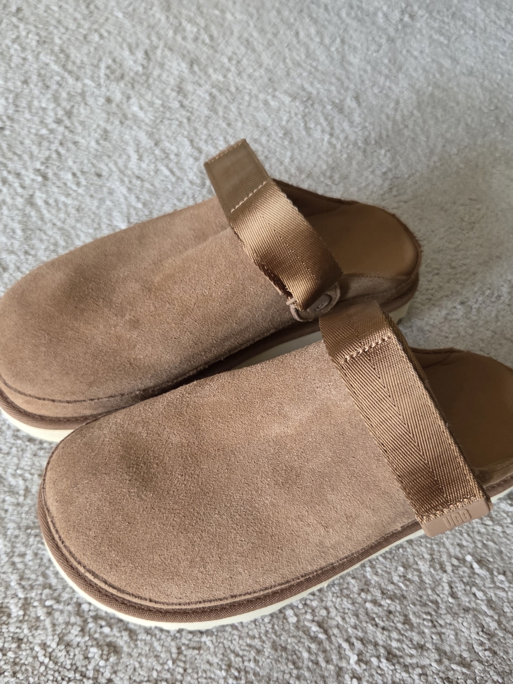 UGG Kids Suede Clog - Chestnut Brown